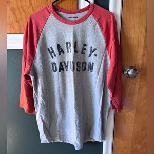 Harley-Davidson Varsity Tshirt